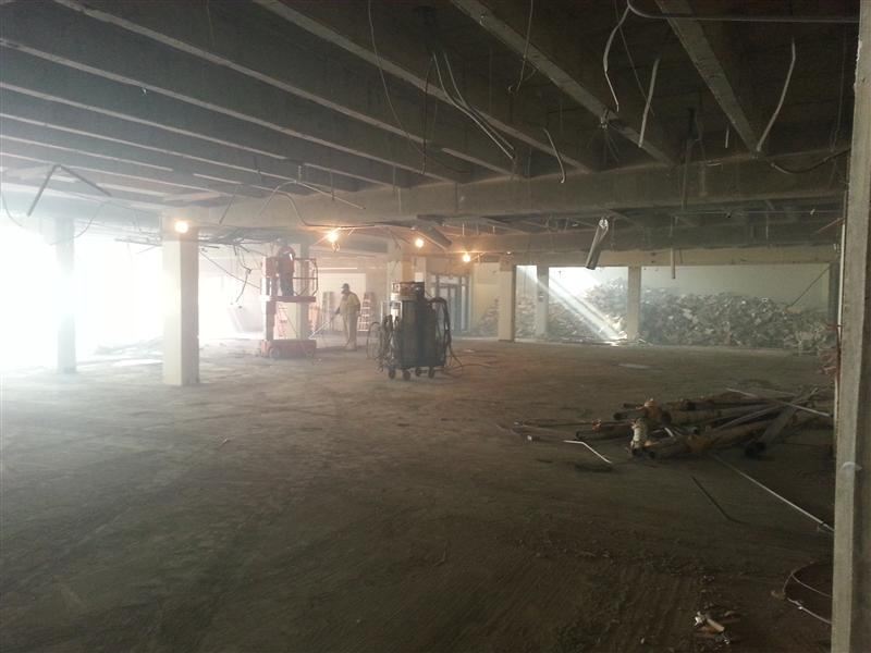 Village Hall Demolition - February 2015