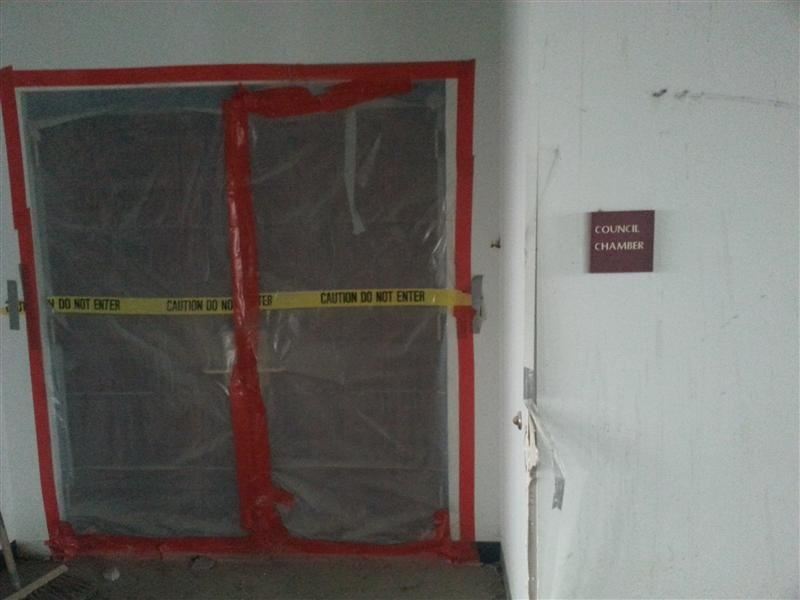 Village Hall Demolition - February 2015