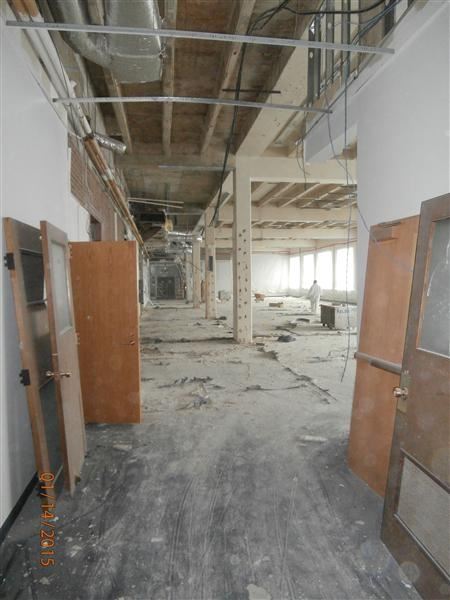 Village Hall Demolition - January 2015