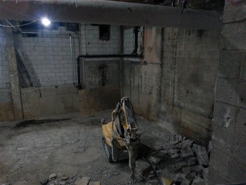 Village Hall Demolition - January 2015