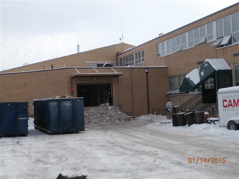 Village Hall Demolition - January 2015