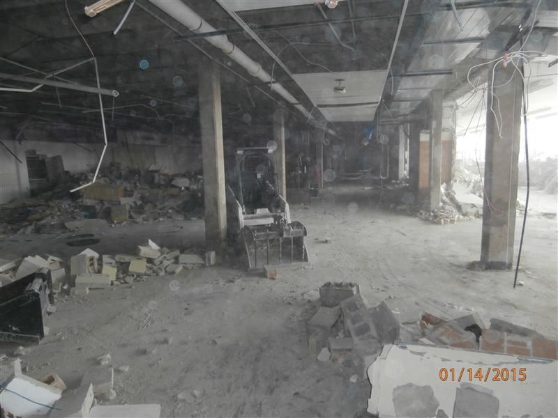 Village Hall Demolition - January 2015