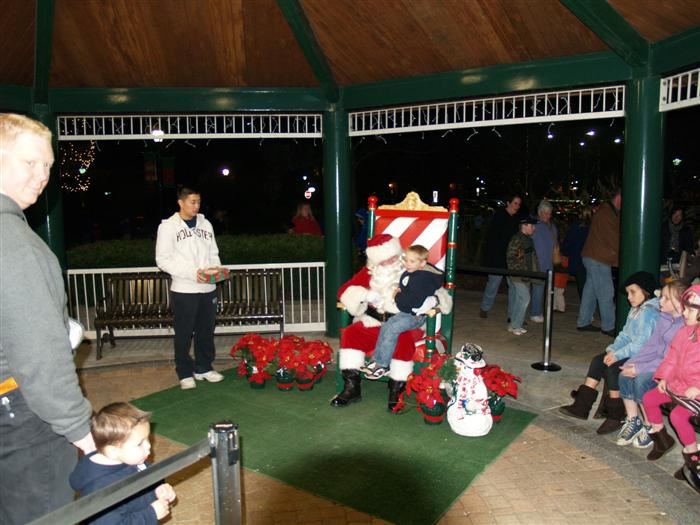 Santa Visits Children